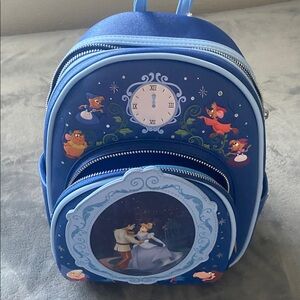 Blue Disney Princess Mini Backpack